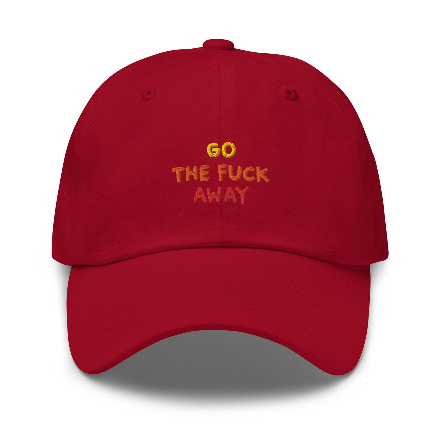 Go Away | Embroidered Hat