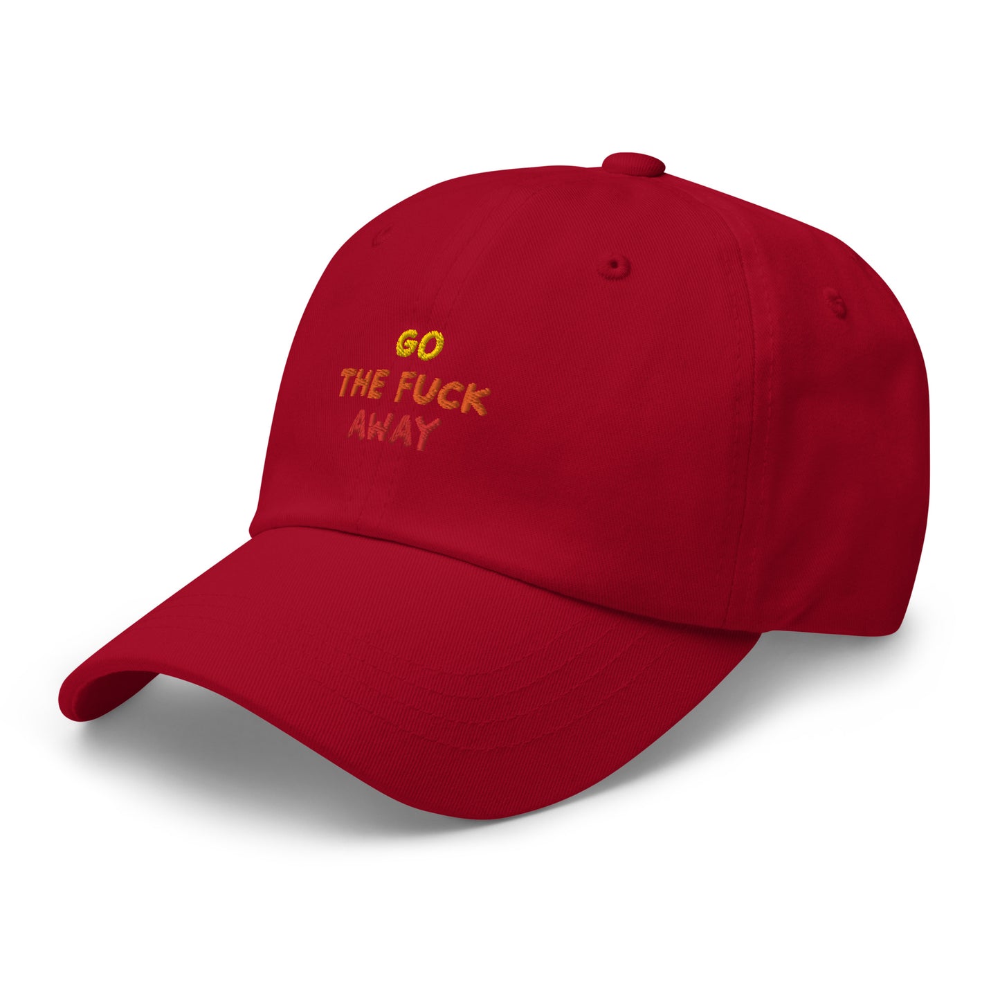 Go Away | Embroidered Hat