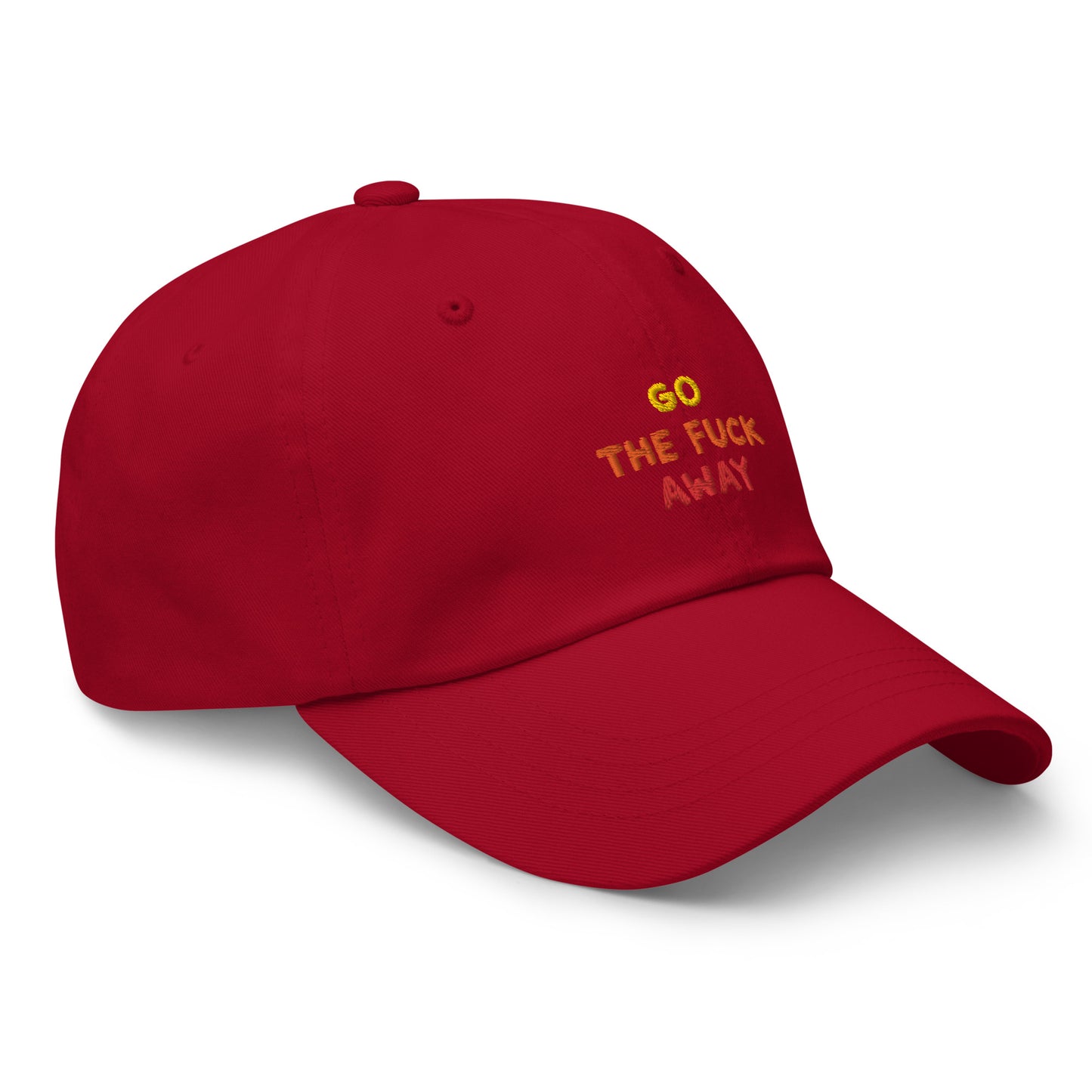 Go Away | Embroidered Hat