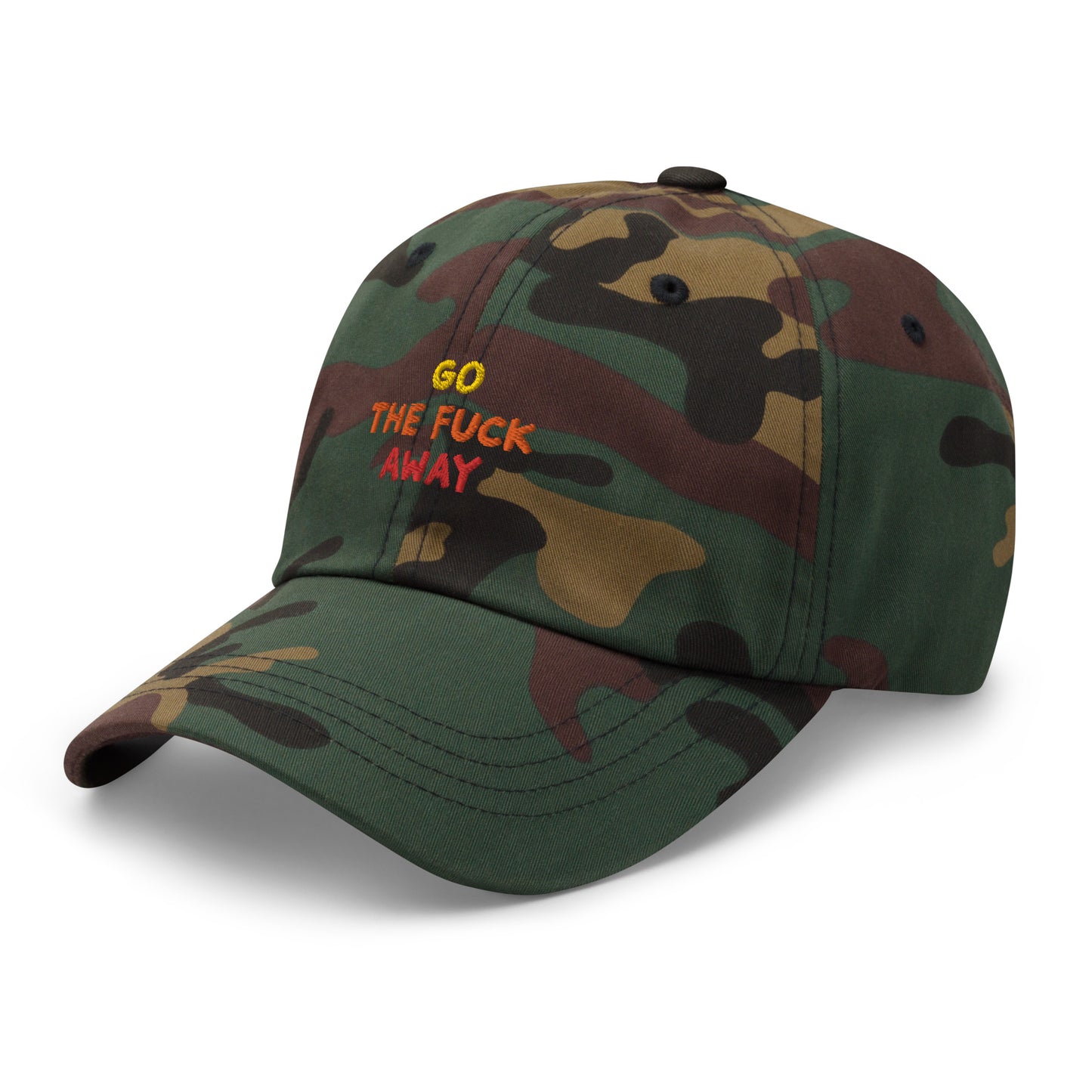 Go Away | Embroidered Hat