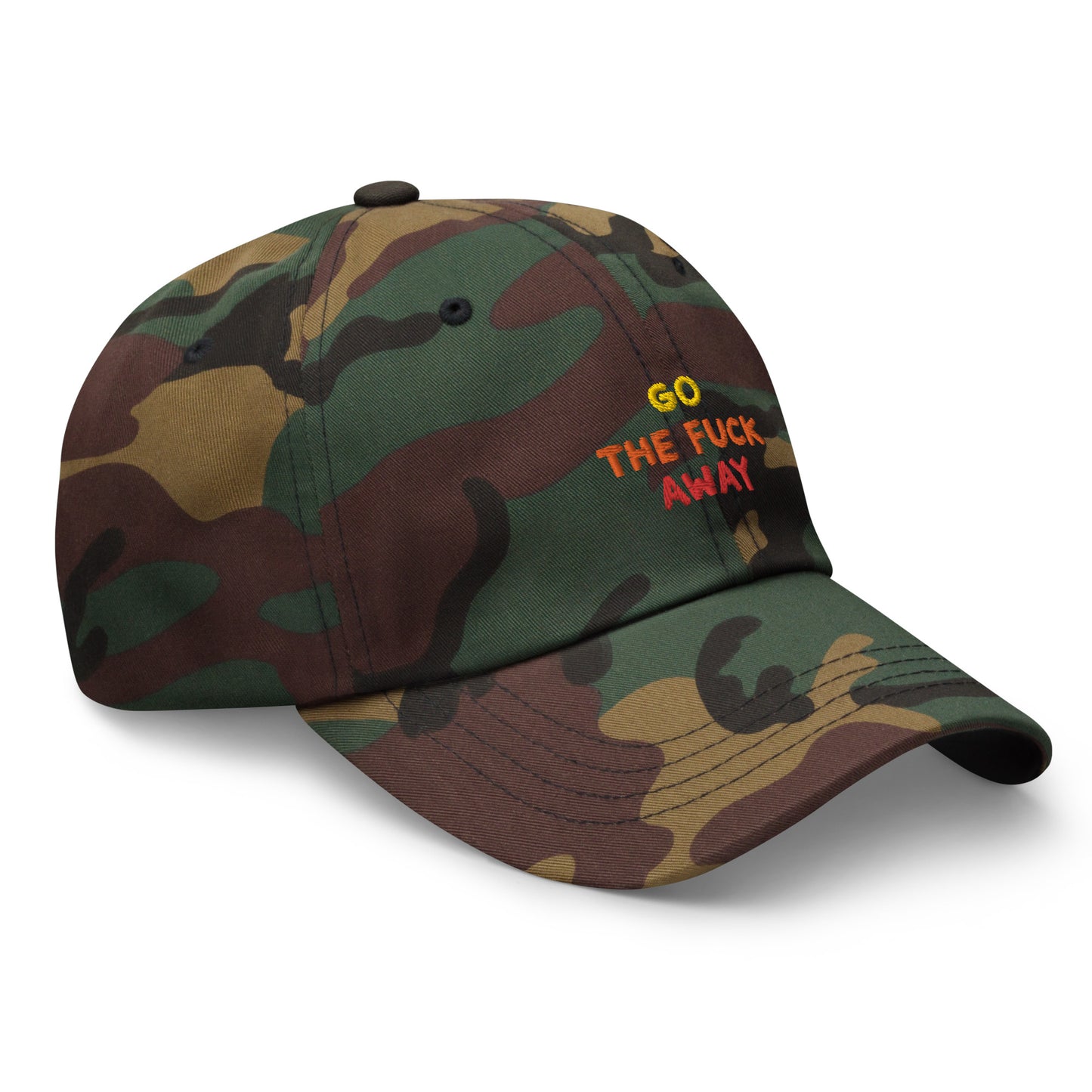 Go Away | Embroidered Hat