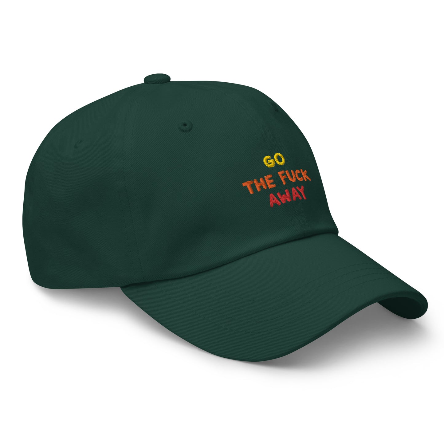 Go Away | Embroidered Hat