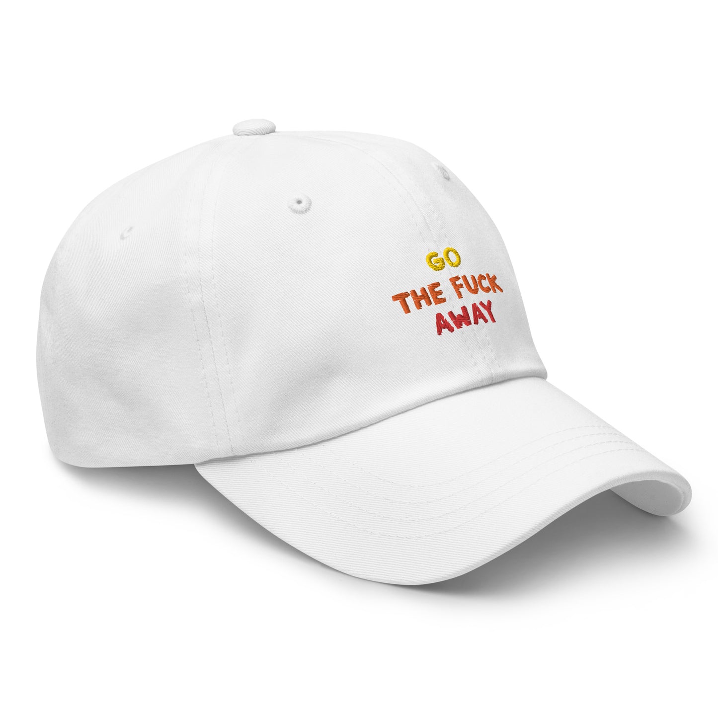 Go Away | Embroidered Hat