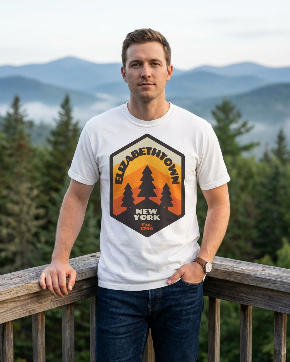 Elizabethtown Badge Unisex garment-dyed heavyweight t-shirt