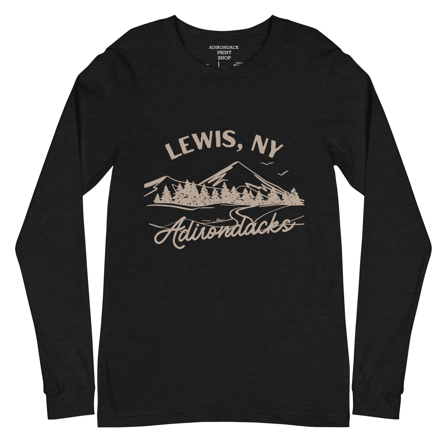 Lewis-04 Mountain Unisex Long Sleeve T-Shirt