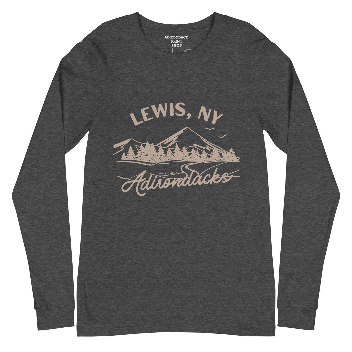 Lewis-04 Mountain Unisex Long Sleeve T-Shirt