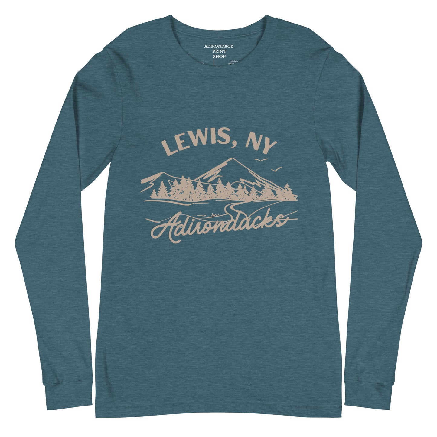 Lewis-04 Mountain Unisex Long Sleeve T-Shirt