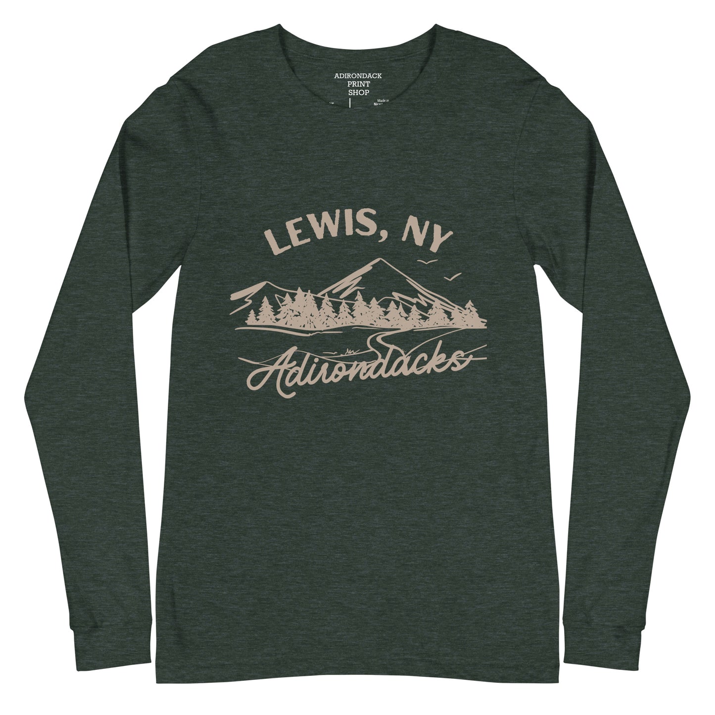 Lewis-04 Mountain Unisex Long Sleeve T-Shirt