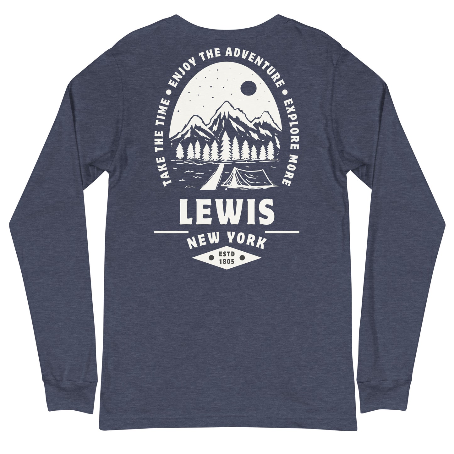Lewis-01 Adventure Unisex Long Sleeve T-Shirt