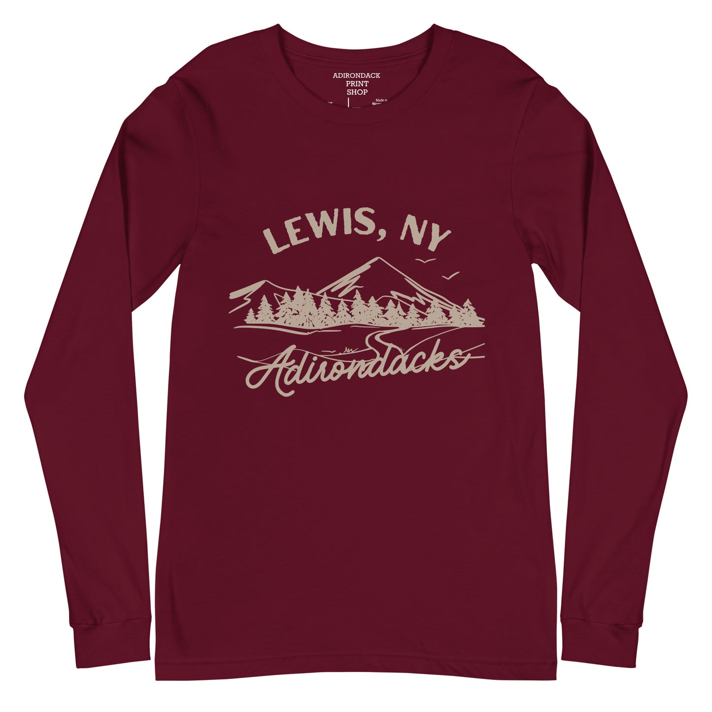 Lewis-04 Mountain Unisex Long Sleeve T-Shirt
