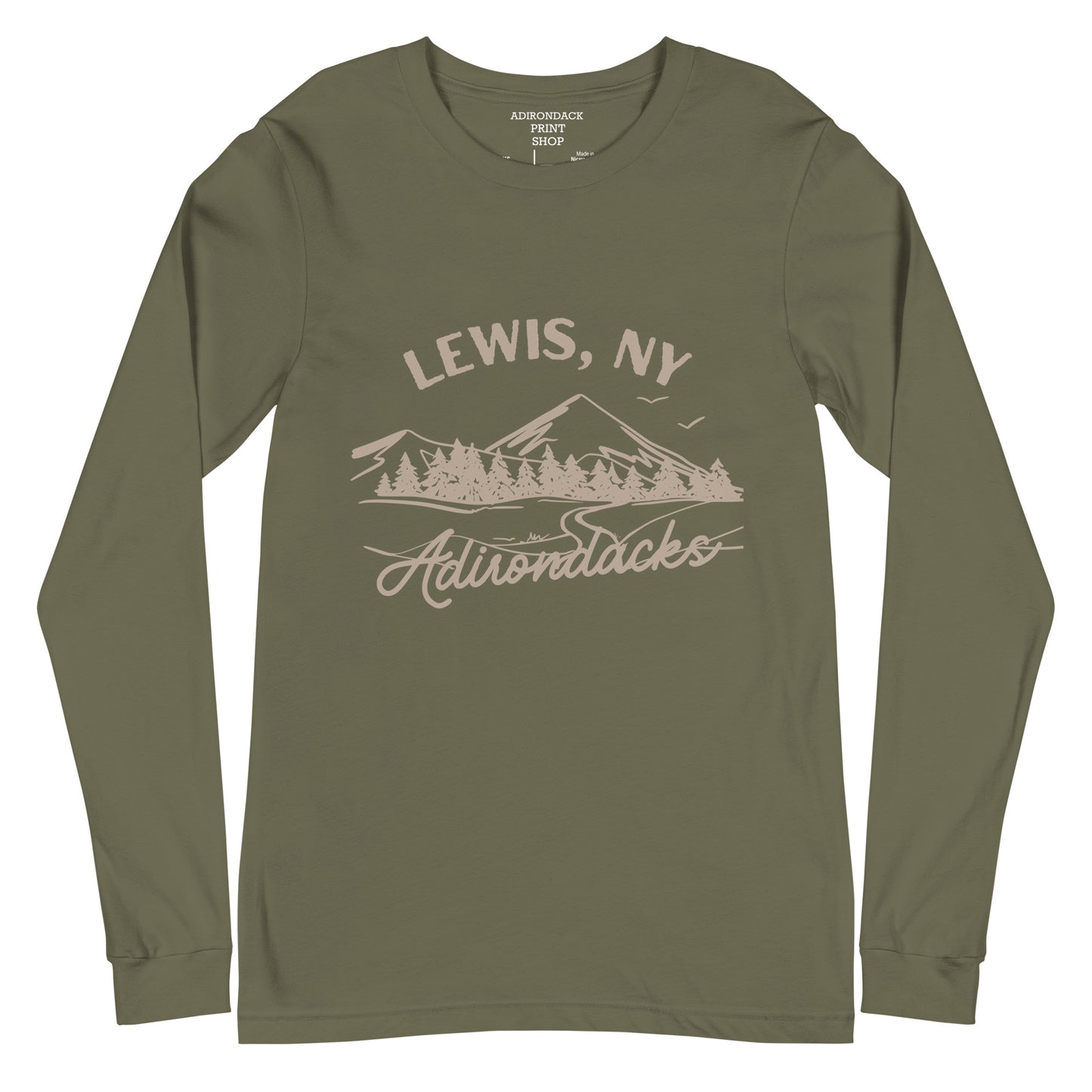 Lewis-04 Mountain Unisex Long Sleeve T-Shirt
