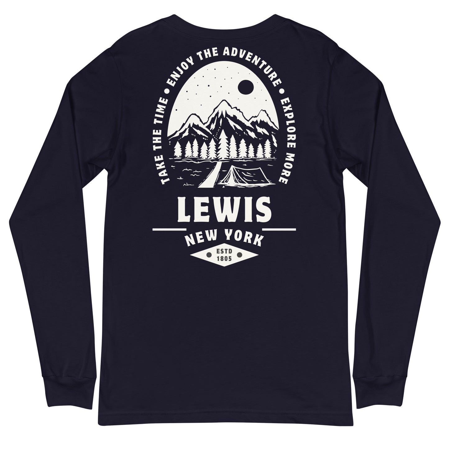 Lewis-01 Adventure Unisex Long Sleeve T-Shirt