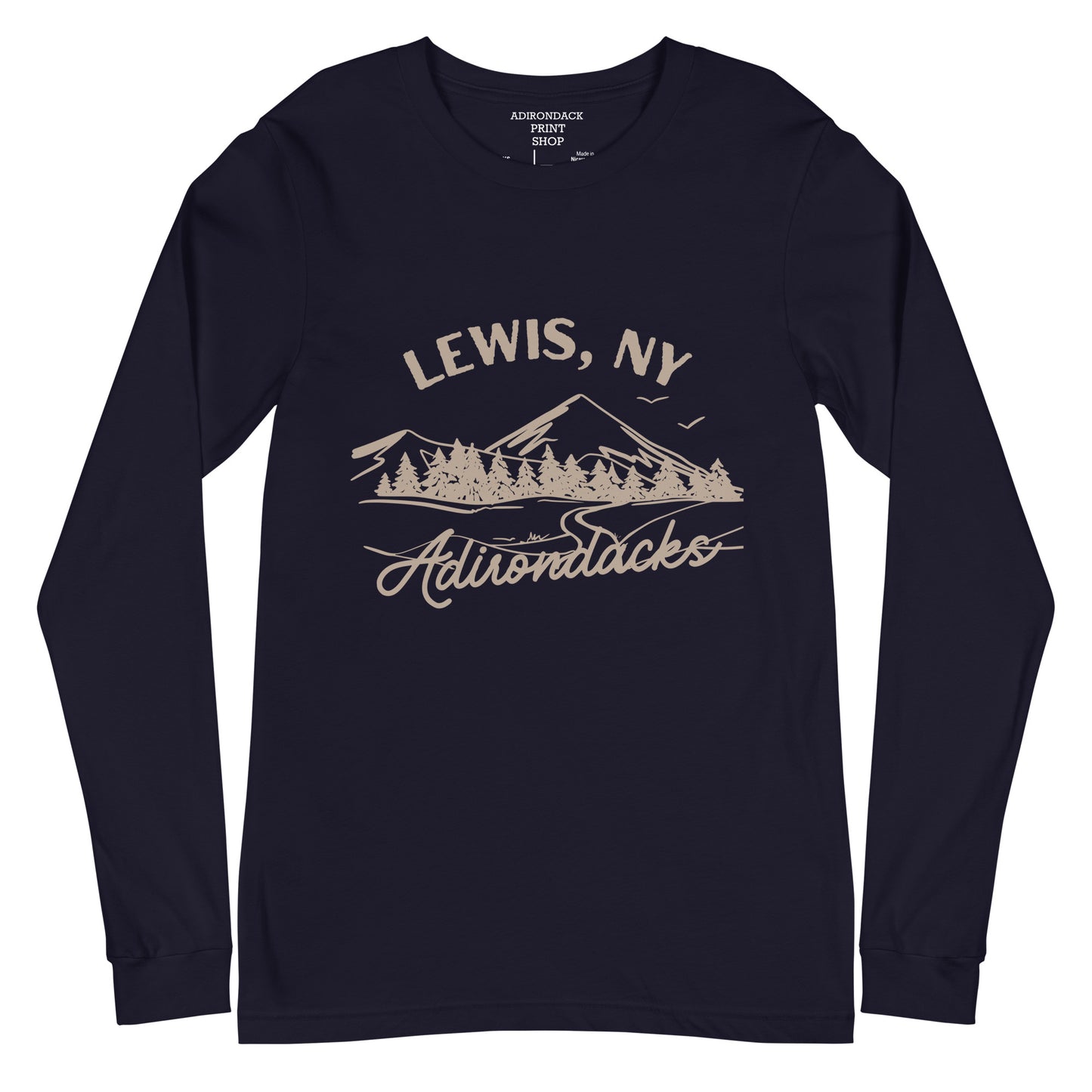 Lewis-04 Mountain Unisex Long Sleeve T-Shirt
