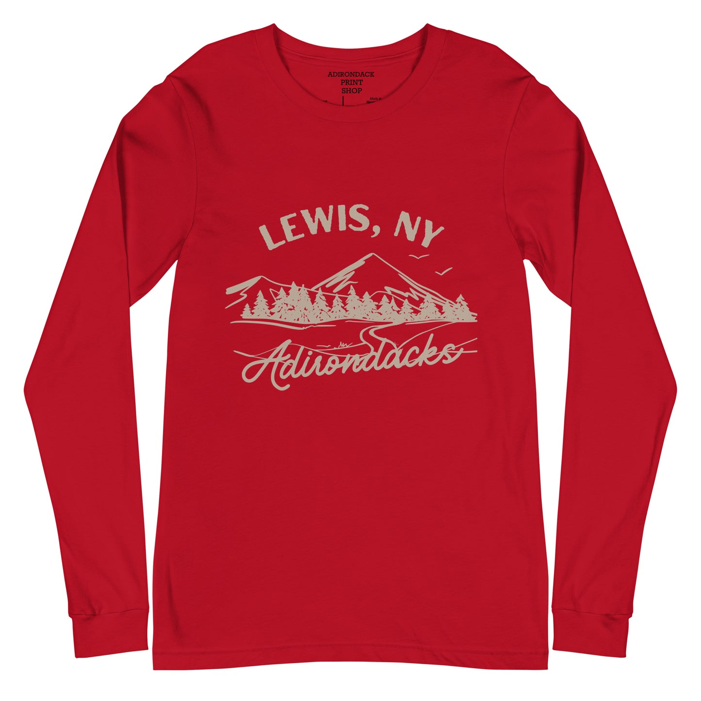 Lewis-04 Mountain Unisex Long Sleeve T-Shirt