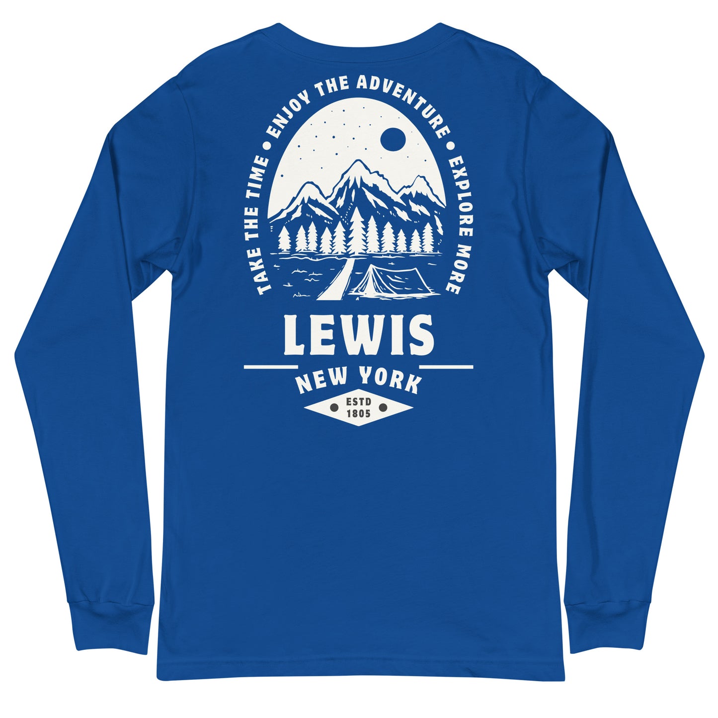 Lewis-01 Adventure Unisex Long Sleeve T-Shirt