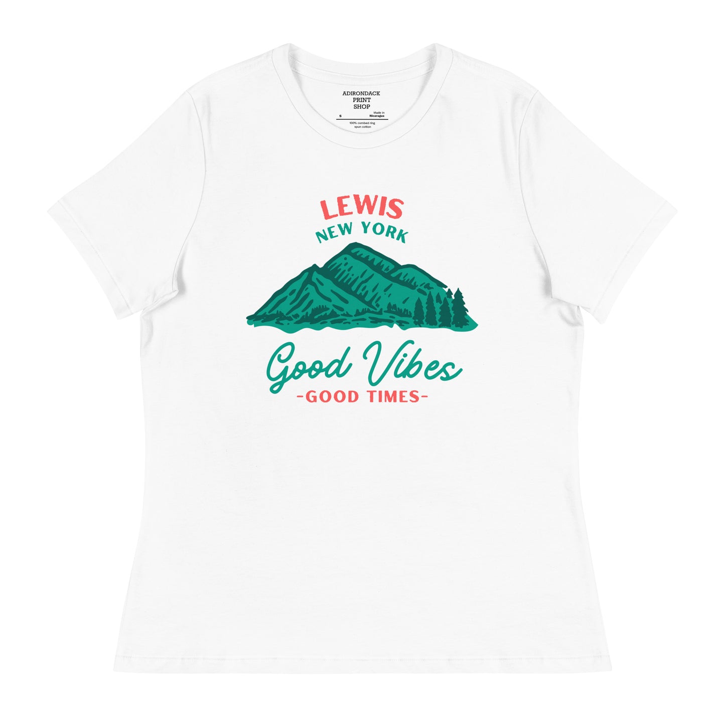 Lewis-03 Good Vibes Women's Relaxed T-Shirt