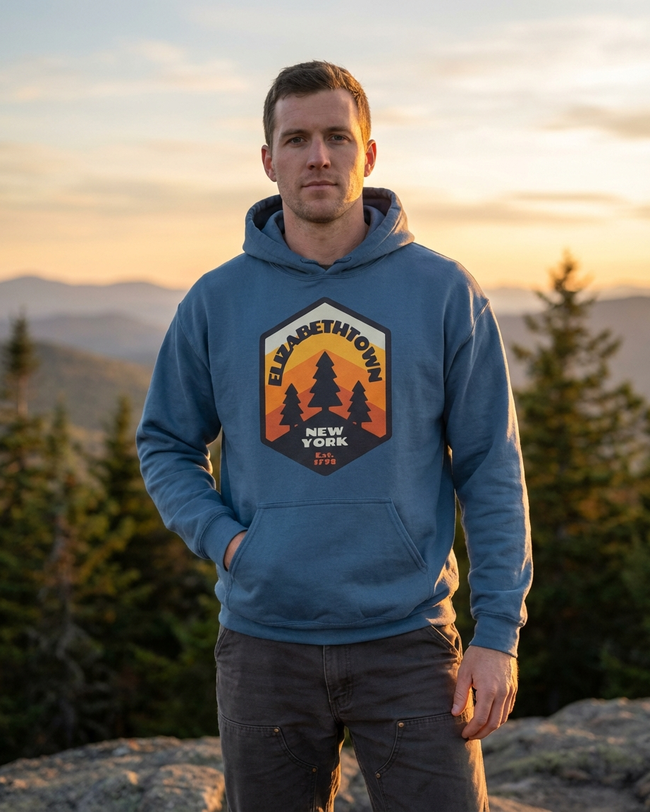 Elizabethtown Badge Unisex Hoodie