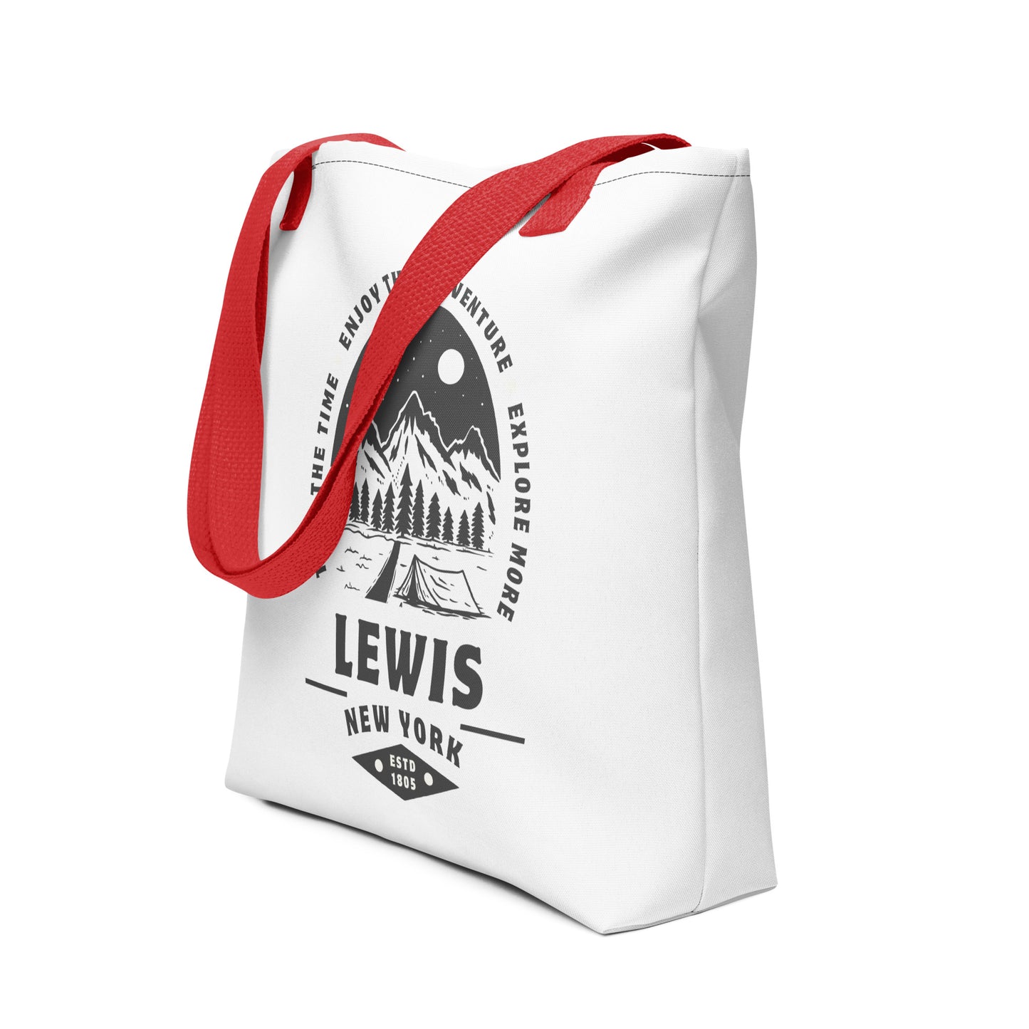 Lewis, NY Adventure Tote bag