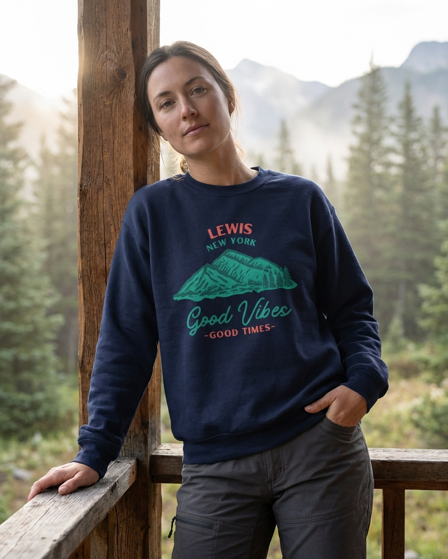 Lewis-03 Good Vibes Unisex Sweatshirt