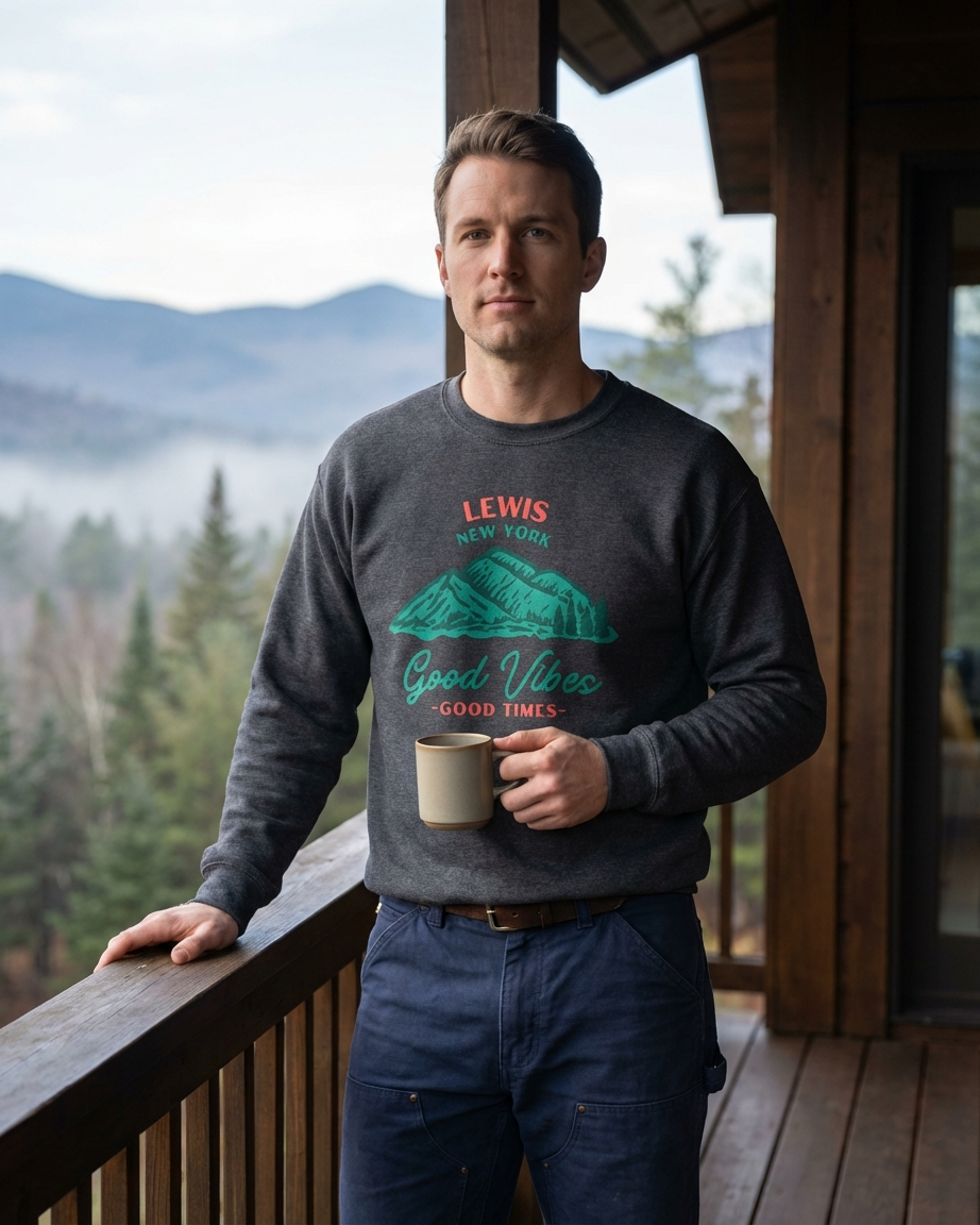 Lewis-03 Good Vibes Unisex Sweatshirt