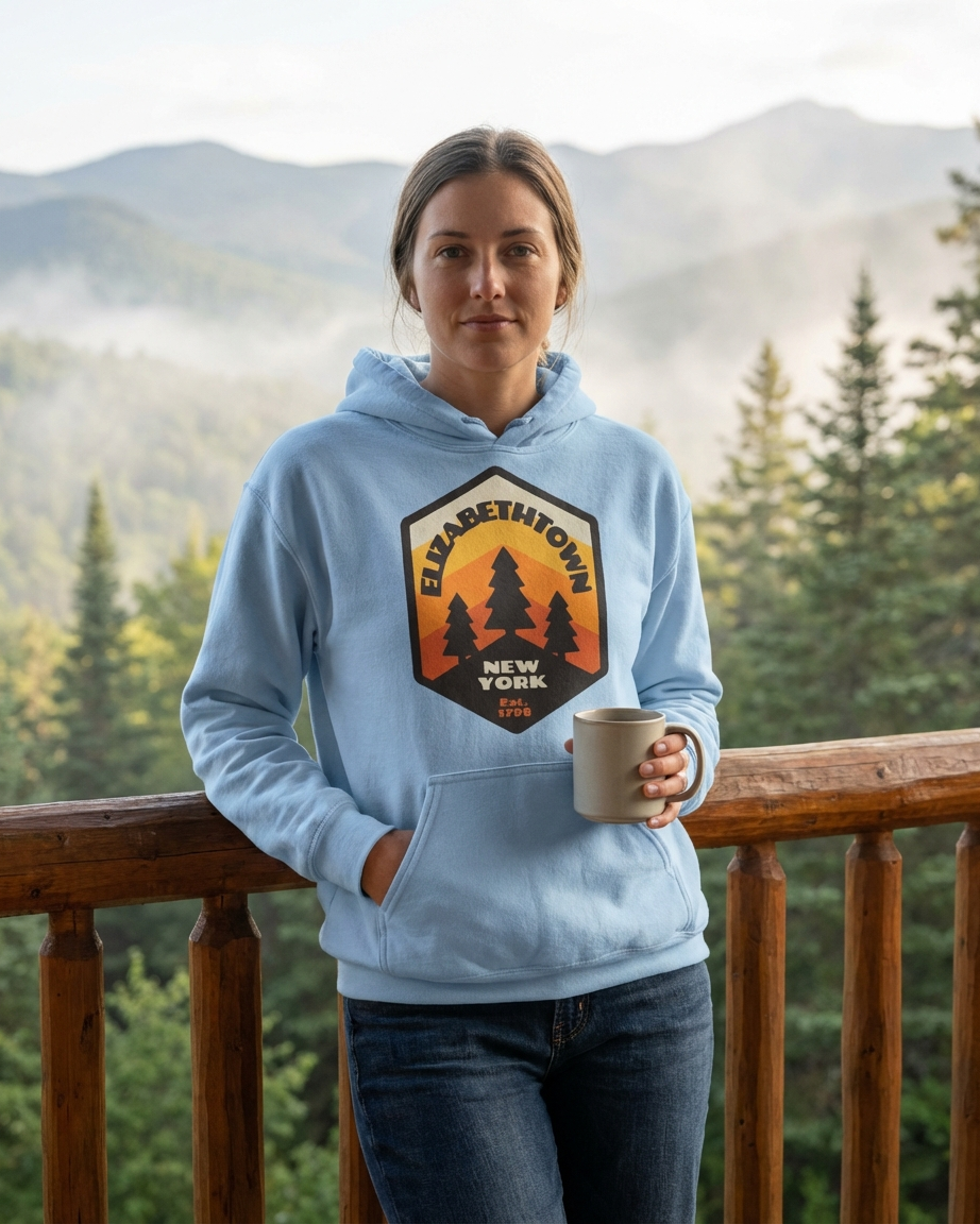 Elizabethtown Badge Unisex Hoodie
