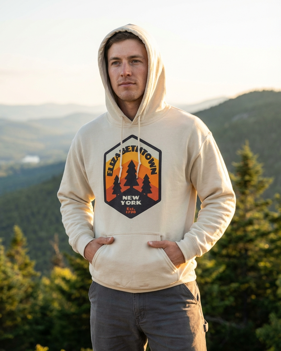 Elizabethtown Badge Unisex Hoodie