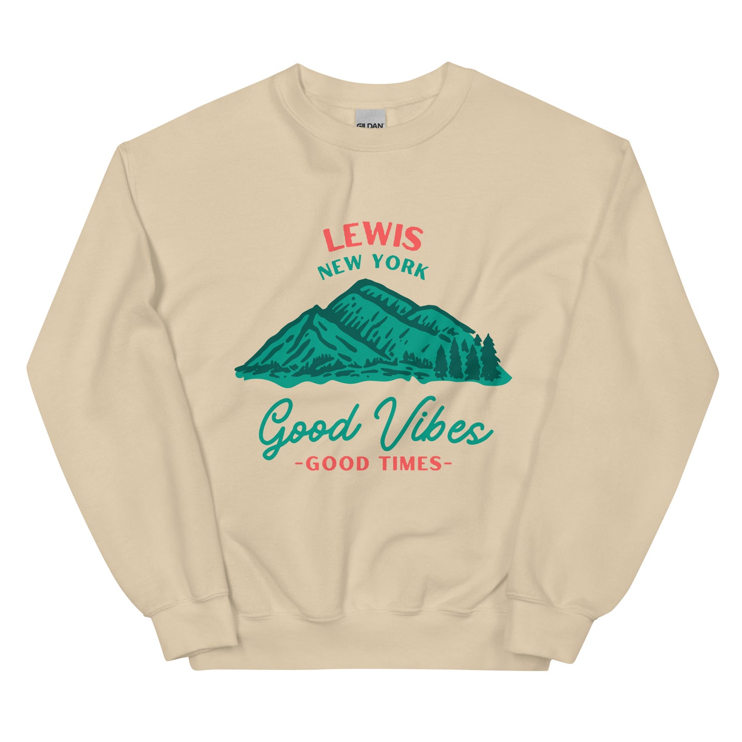 Good Vibes Lewis, NY Unisex Sweatshirt