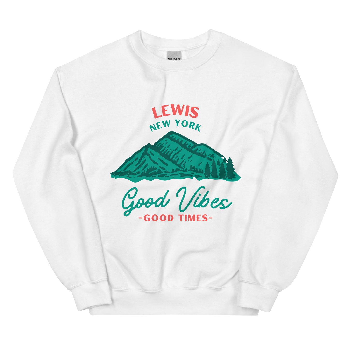 Good Vibes Lewis, NY Unisex Sweatshirt