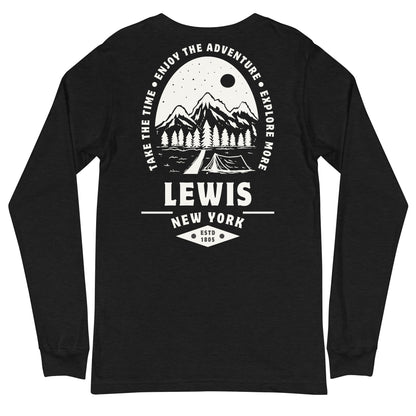 Lewis, NY Adventure Unisex Long Sleeve Tee