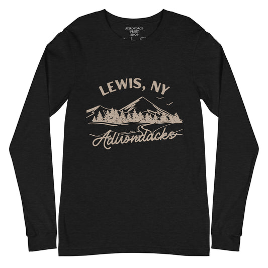 Lewis-04 Mountain Unisex Long Sleeve Tee