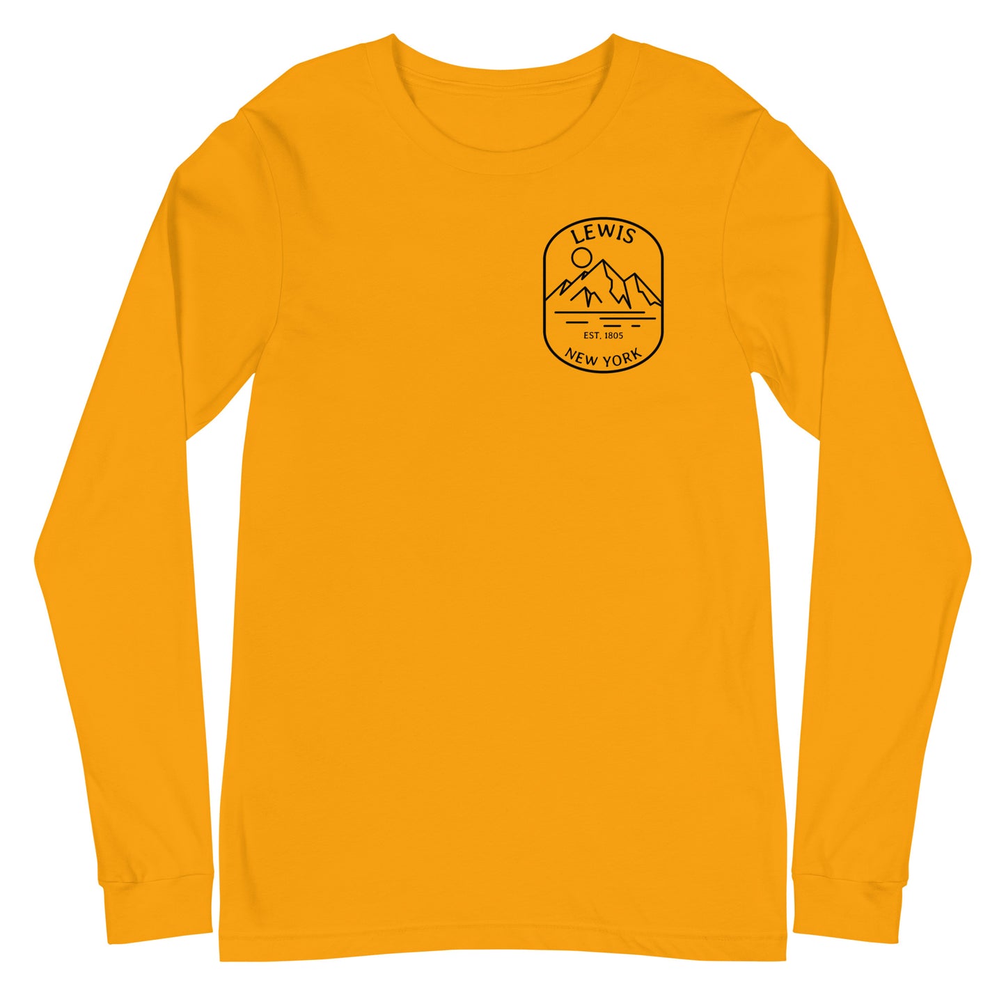 Lewis, NY 1805 Unisex Long Sleeve Tee