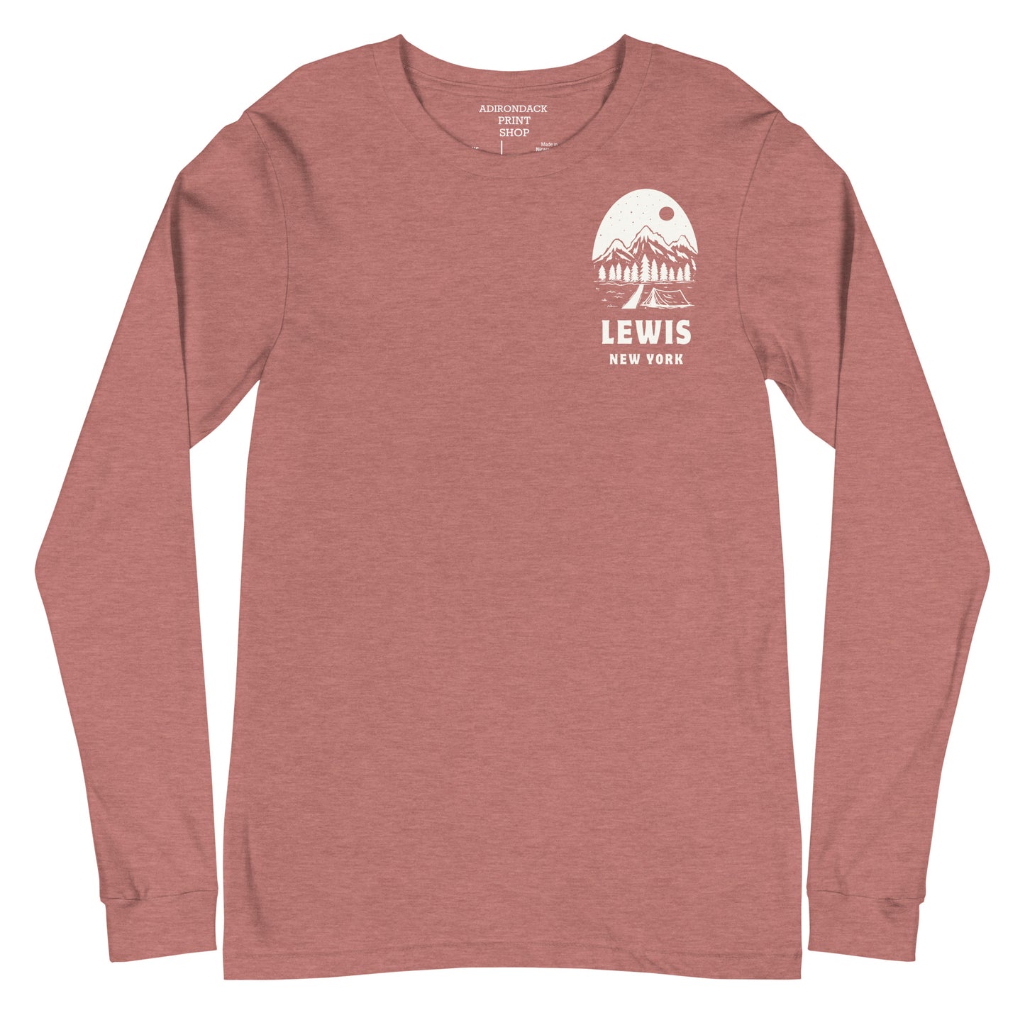 Lewis, NY Adventure Unisex Long Sleeve Tee