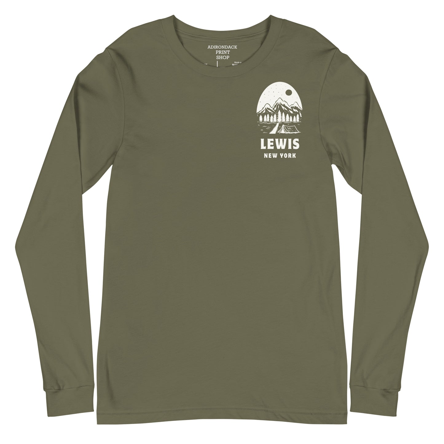 Lewis, NY Adventure Unisex Long Sleeve Tee