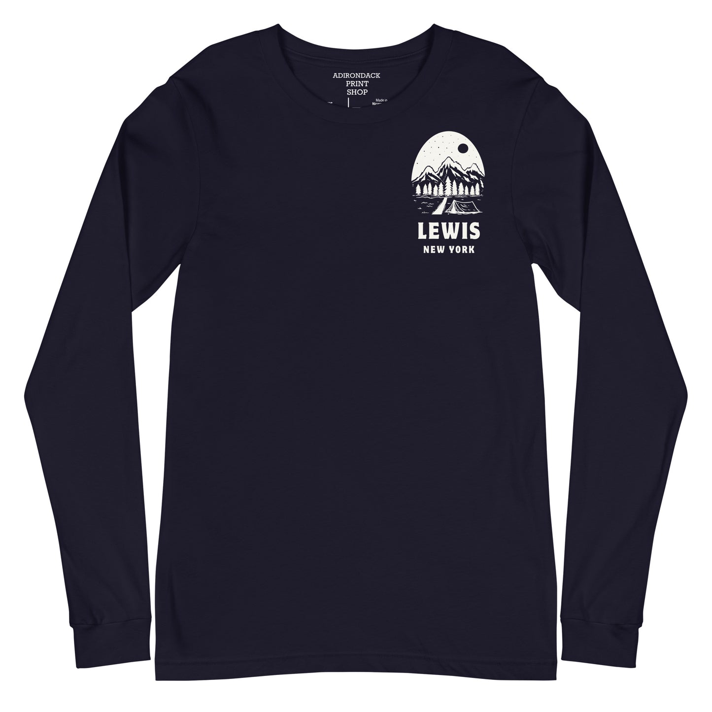 Lewis, NY Adventure Unisex Long Sleeve Tee