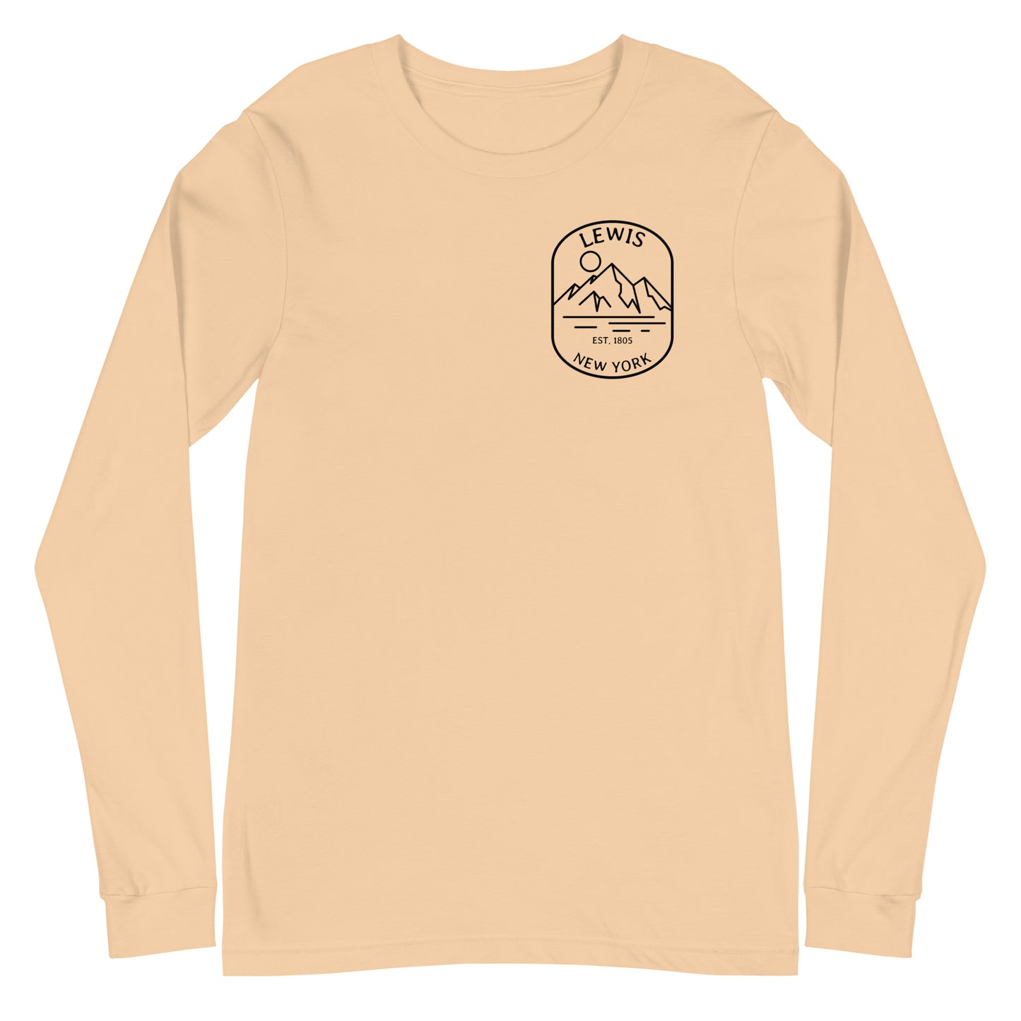 Lewis, NY 1805 Unisex Long Sleeve Tee