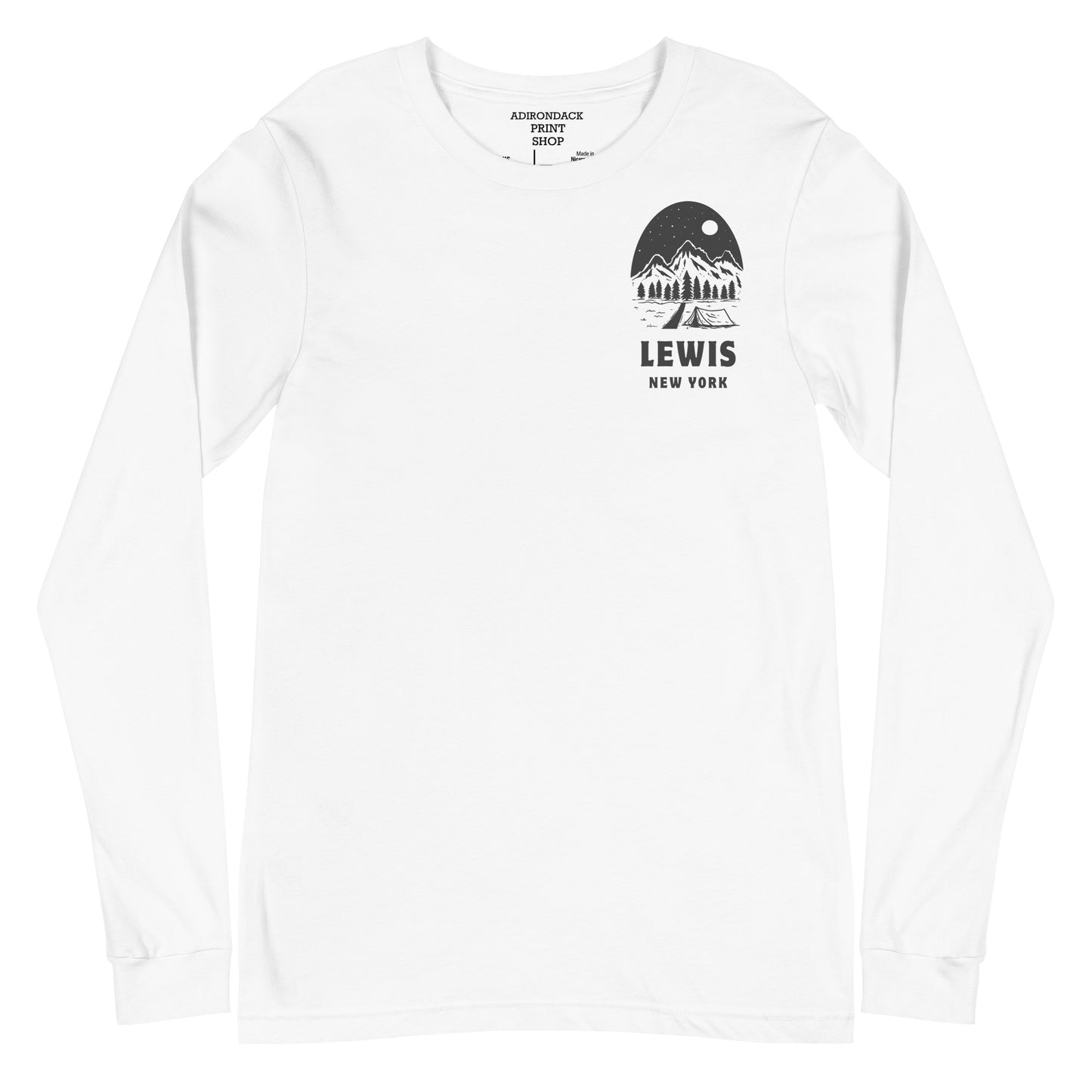 Lewis, NY Adventure Unisex Long Sleeve Tee