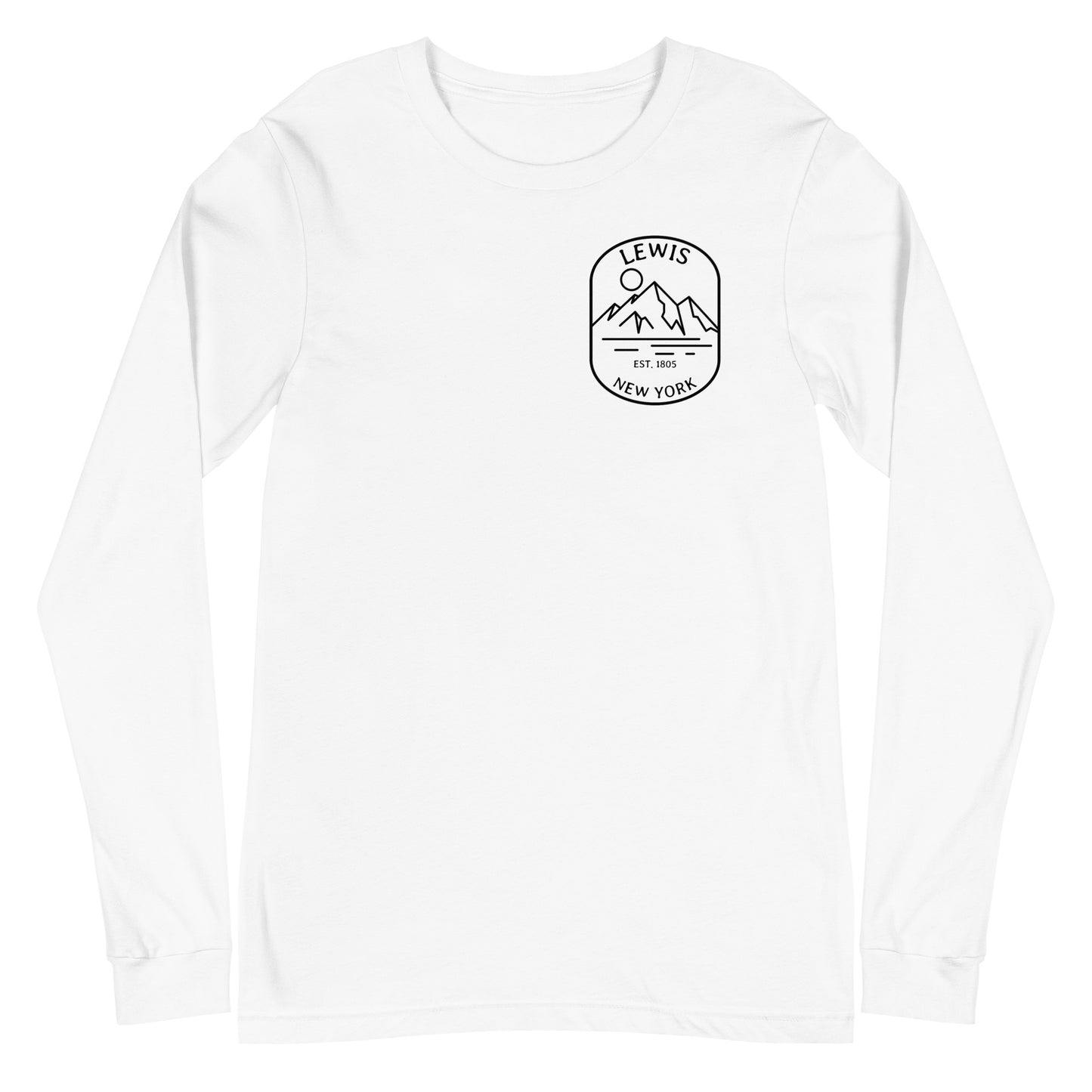 Lewis, NY 1805 Unisex Long Sleeve Tee