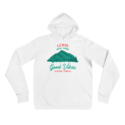 Good Vibes Lewis, NY Unisex hoodie