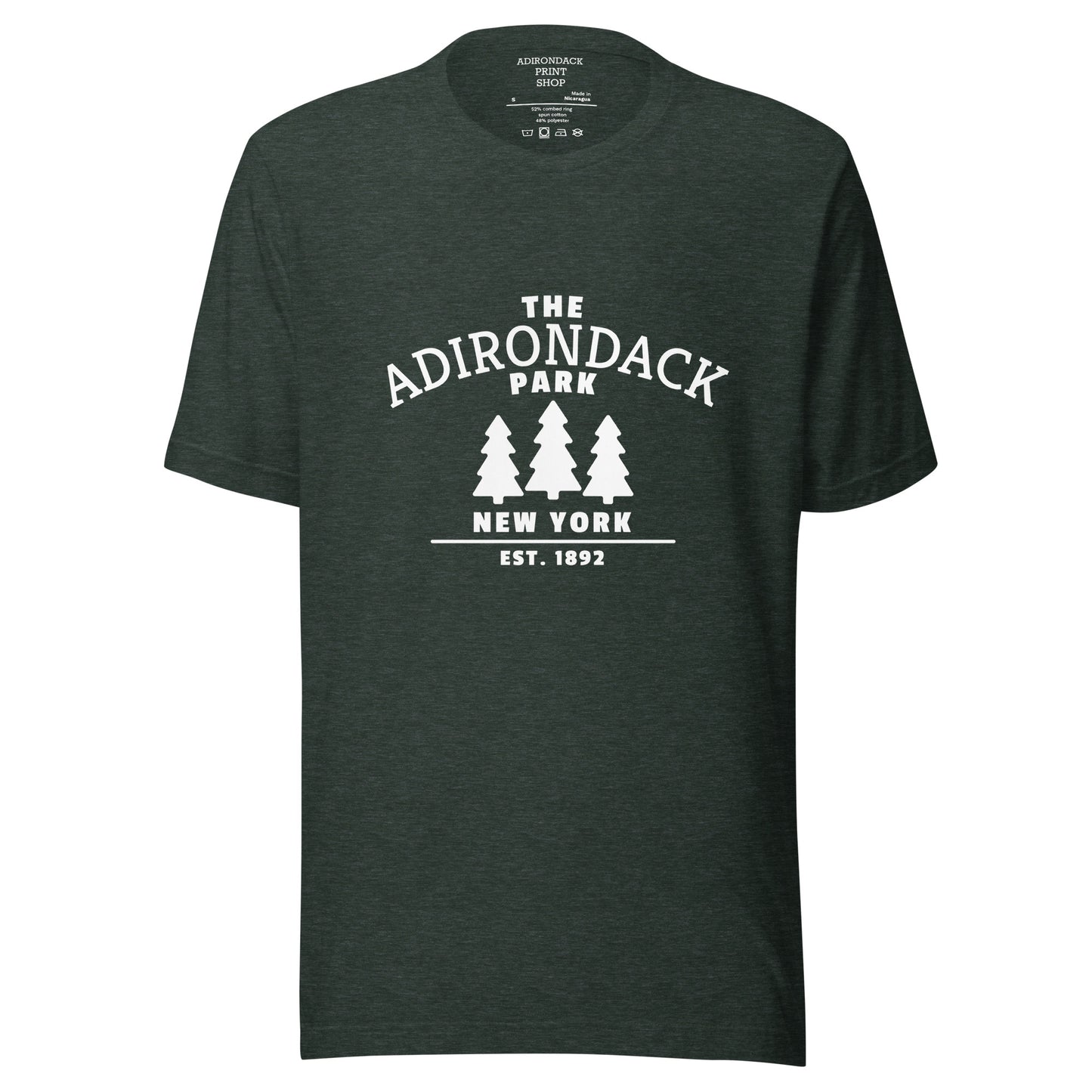 Adirondack Park 1892 Unisex t-shirt