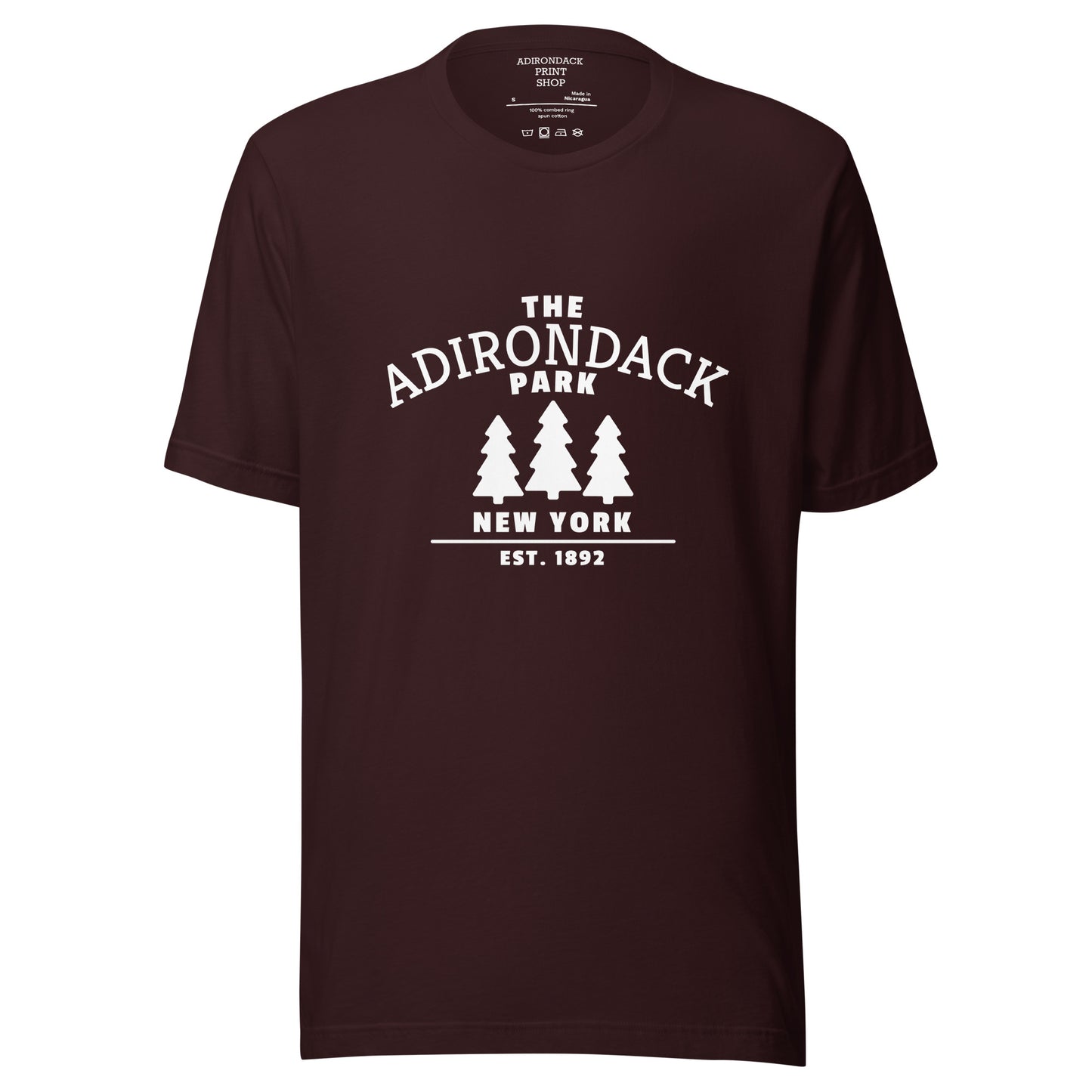 Adirondack Park 1892 Unisex t-shirt