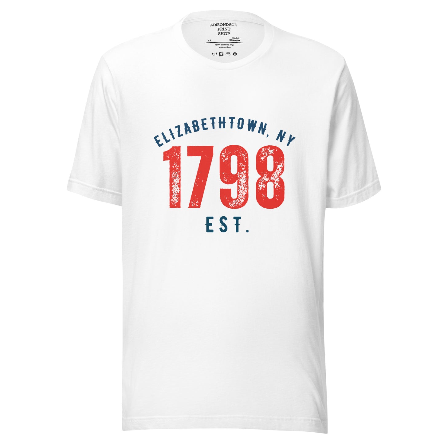 Elizabethtown, NY 1798 Unisex t-shirt