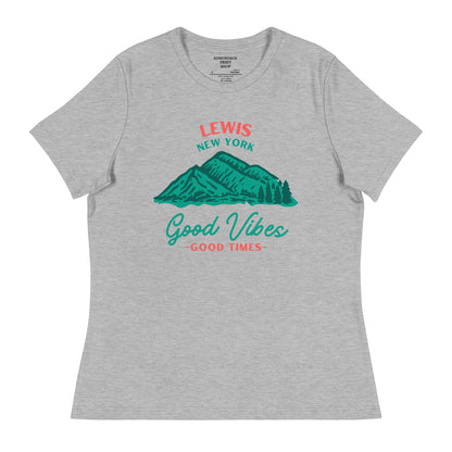 Lewis-03 Good Vibes Women's Relaxed T-Shirt