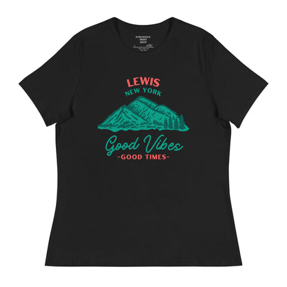 Lewis-03 Good Vibes Women's Relaxed T-Shirt