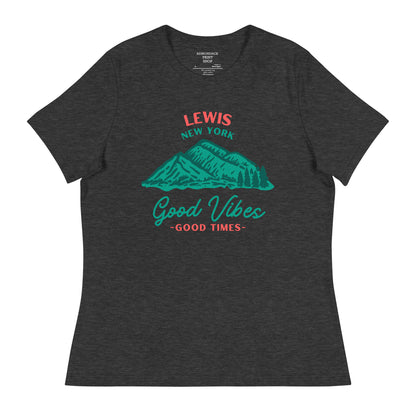 Lewis-03 Good Vibes Women's Relaxed T-Shirt