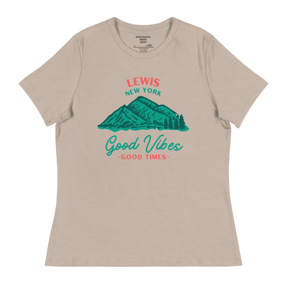 Lewis-03 Good Vibes Women's Relaxed T-Shirt