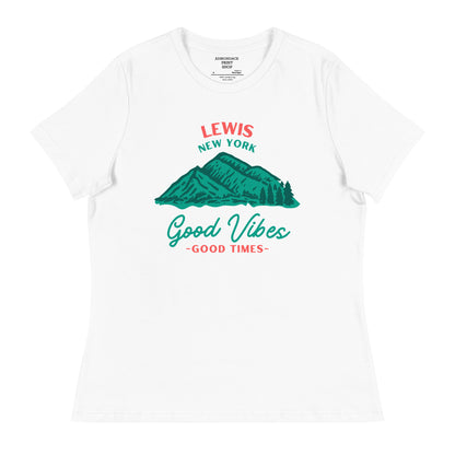 Lewis-03 Good Vibes Women's Relaxed T-Shirt